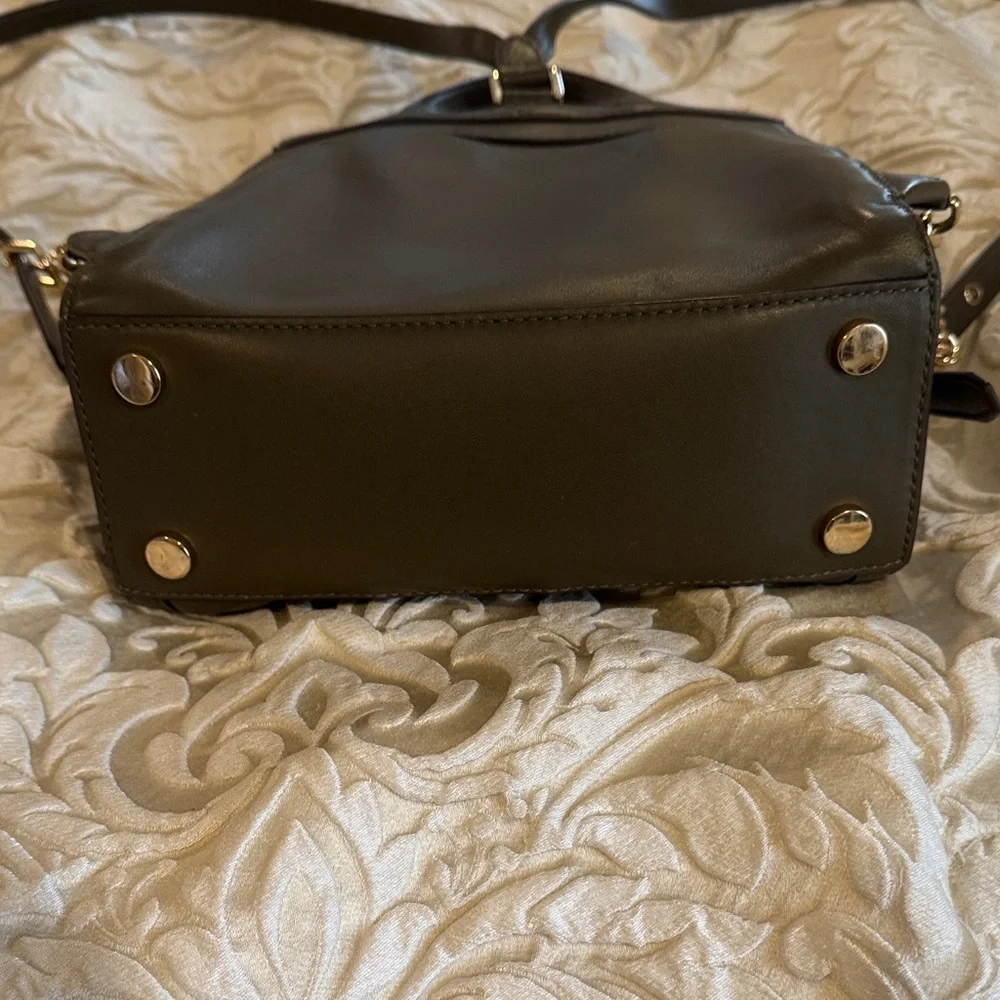 Michael Kors Olive Green Quilted Backpack - Picture 3 of 4